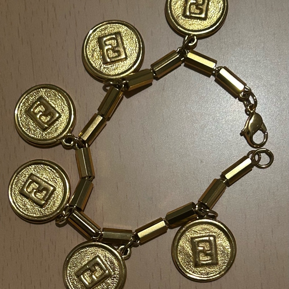 Fendi Coin Charm Bracelet - Women's Jewelry